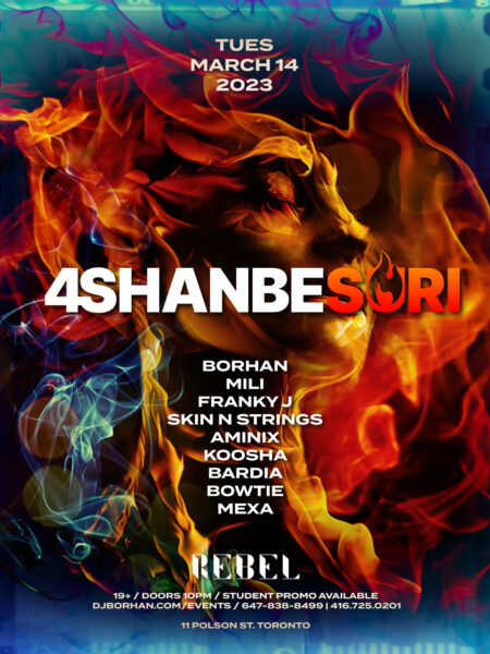 4Shanbe Suri Rebel Toronto Persian 2023