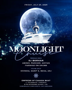 moonlight cruise 2025 persian boat party