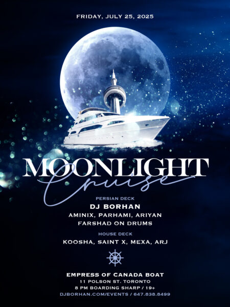 moonlight cruise 2025 persian boat party